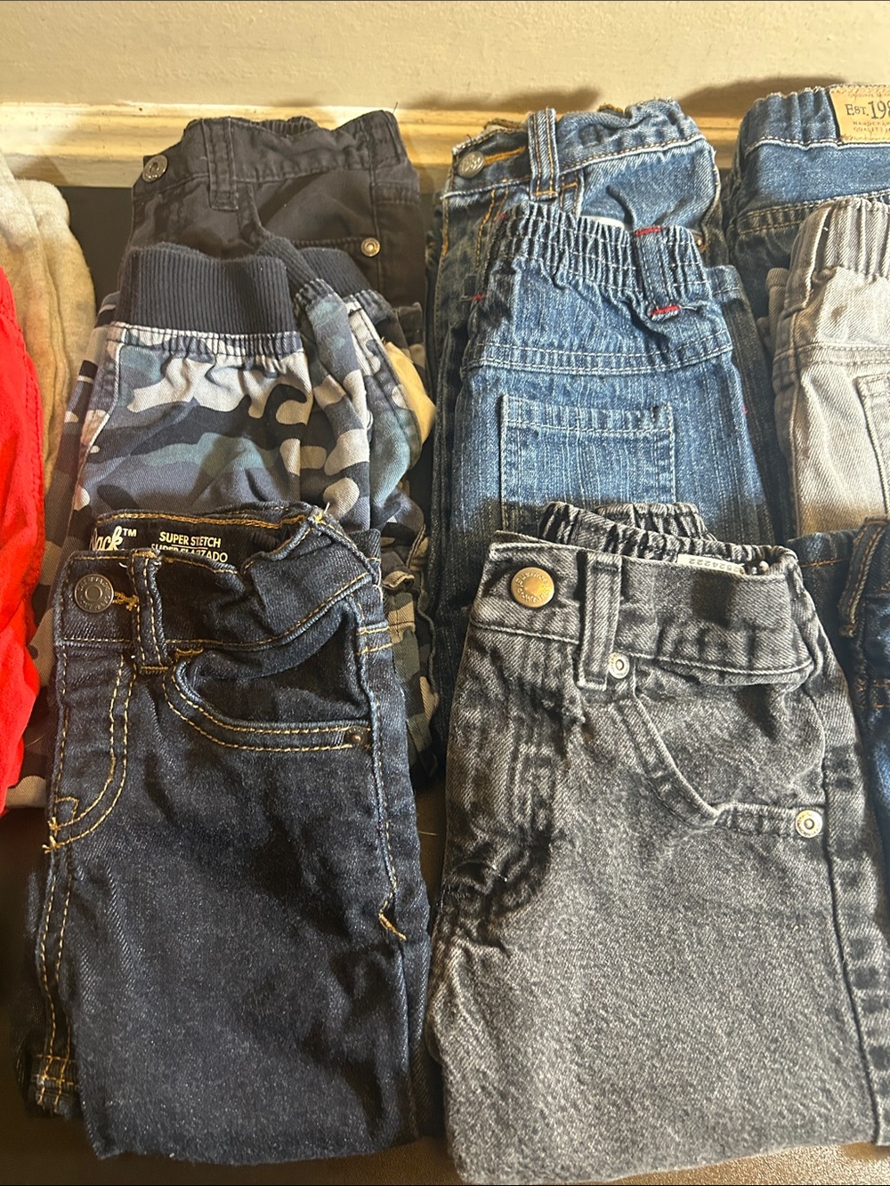 12 Pc Boys Pants Size 18/24 Mixed Variety - Picture 4 of 11